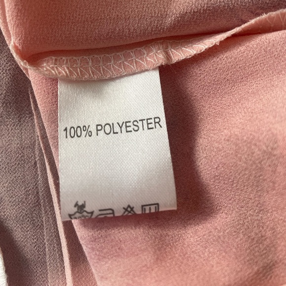 🎈Beautiful flair A-line pink dress with unique pattern size M. - Picture 8 of 8